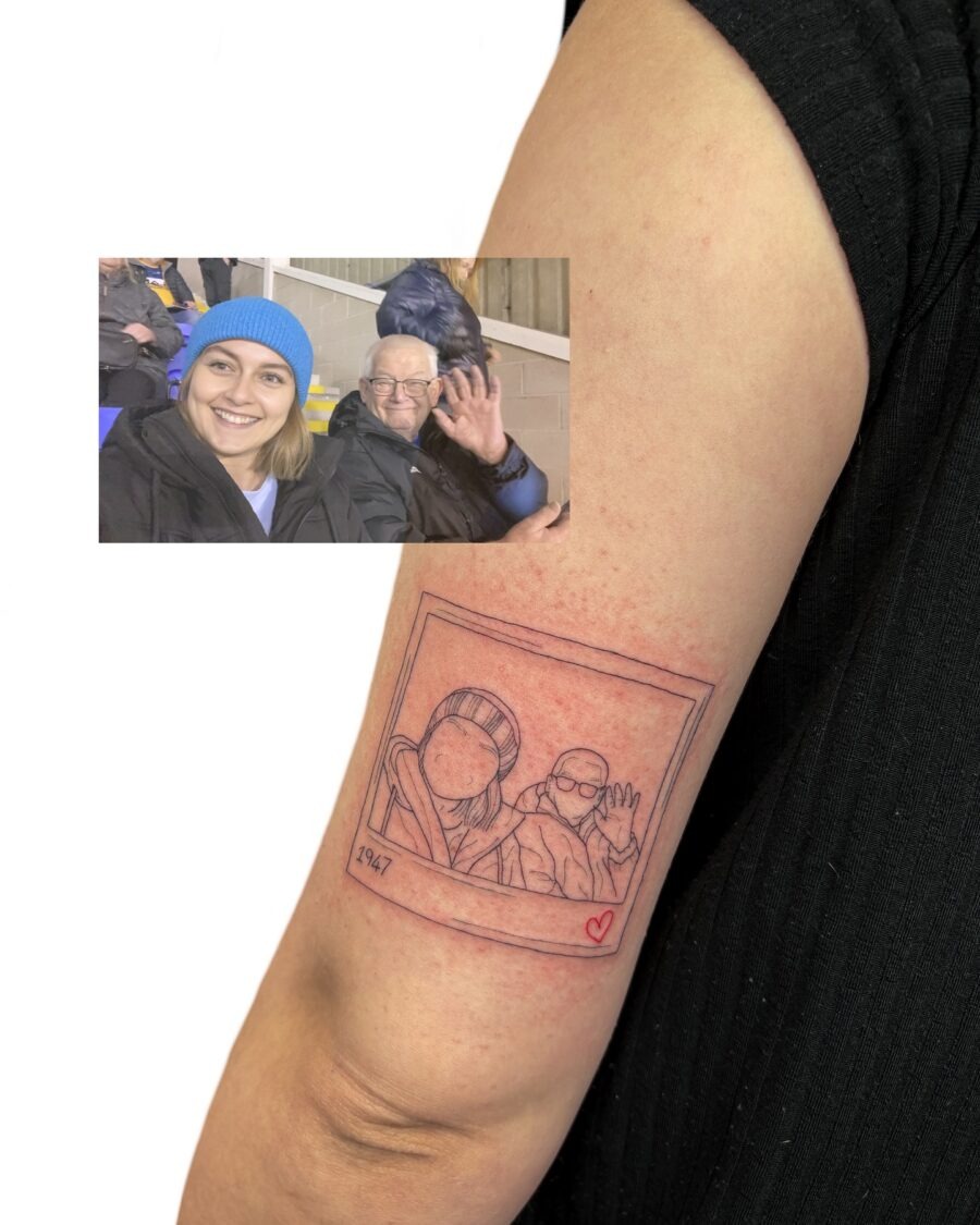 A heartwarming tribute in a tattoo design Tattoo Design