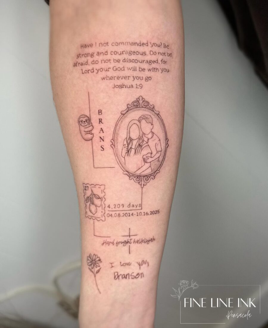 Symbolic tribute through intricate tattoo art Tattoo Design