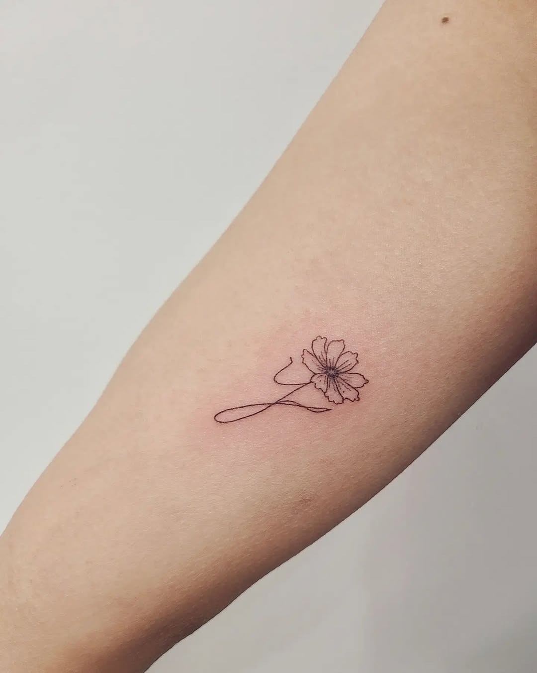 Elegant Flower Initials Tattoo Design Ideas Tattoo Design
