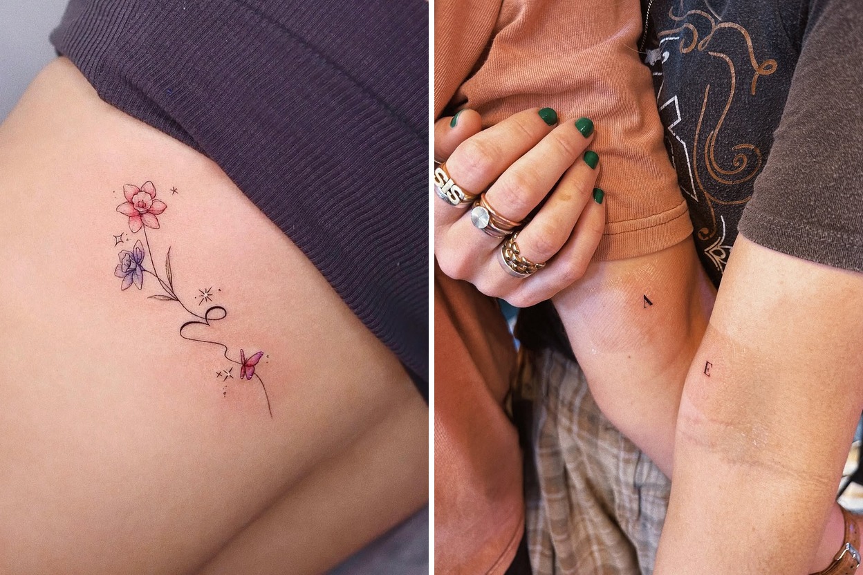 21+ Initial Tattoo Ideas & Inspiration Featured Lookbook Collage