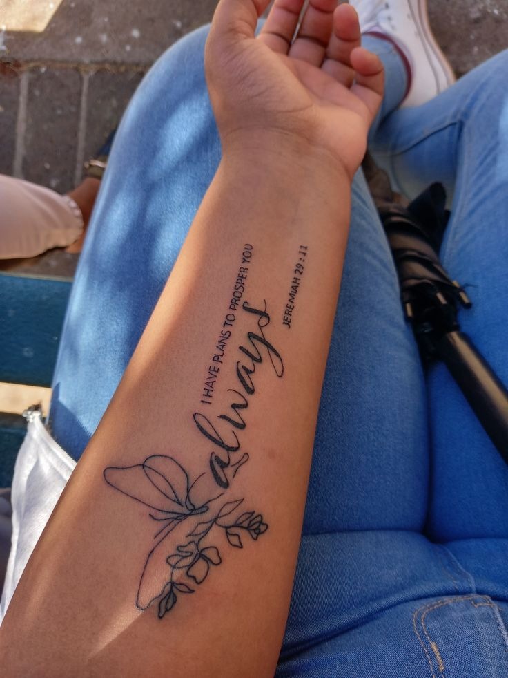 Always with Faith, a tattoo design rendered in clean detailed linework.