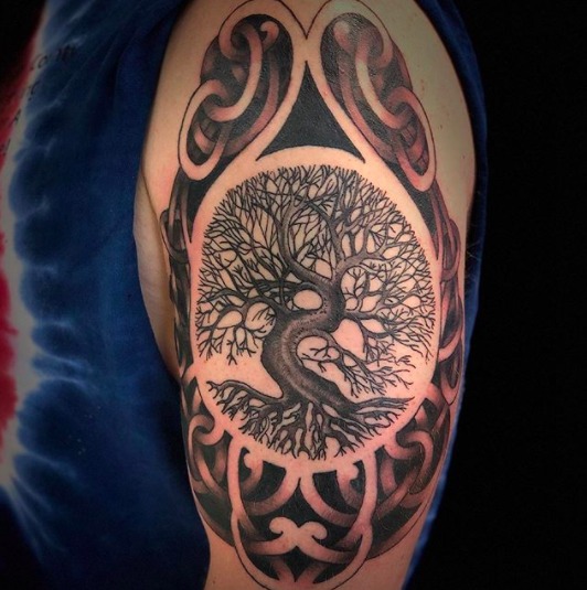 Celtic Tree of Life Tattoo Tattoo Design
