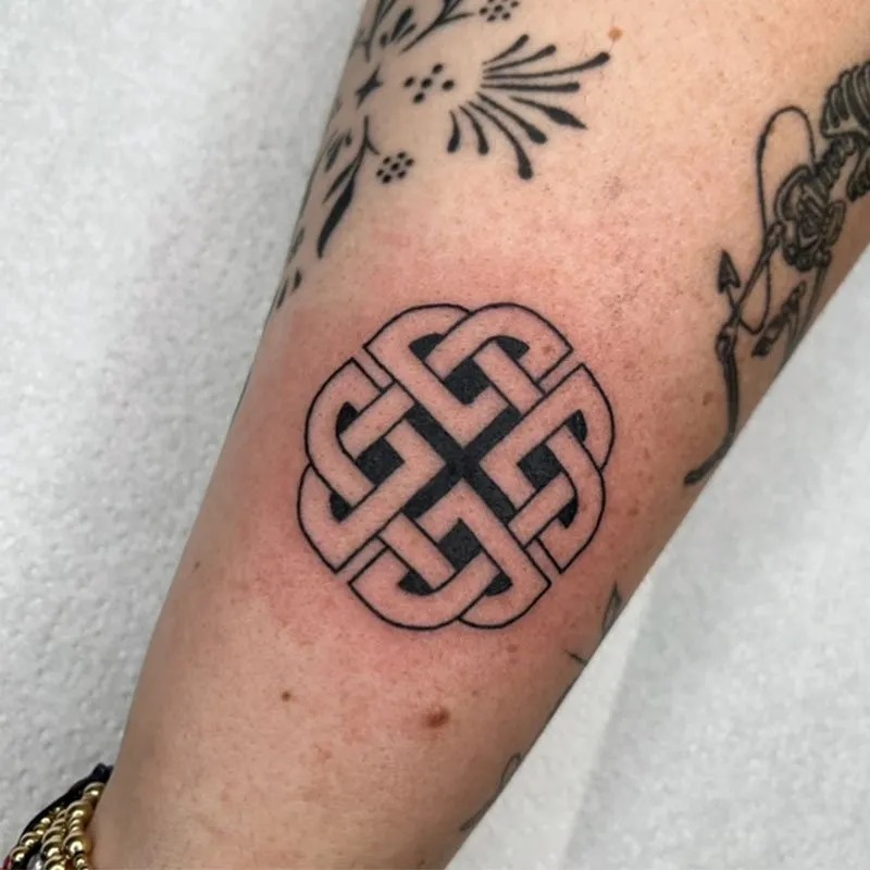 Intricate Celtic Knot Design Tattoo Design