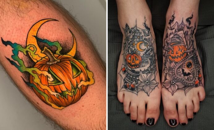 50 Jack O’ Lantern Tattoo Ideas: Spooky Halloween Pumpkins & Ink