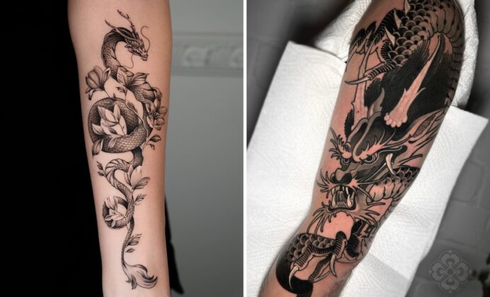 16+ Japanese Dragon Tattoo Ideas With Clean Modern Artistry