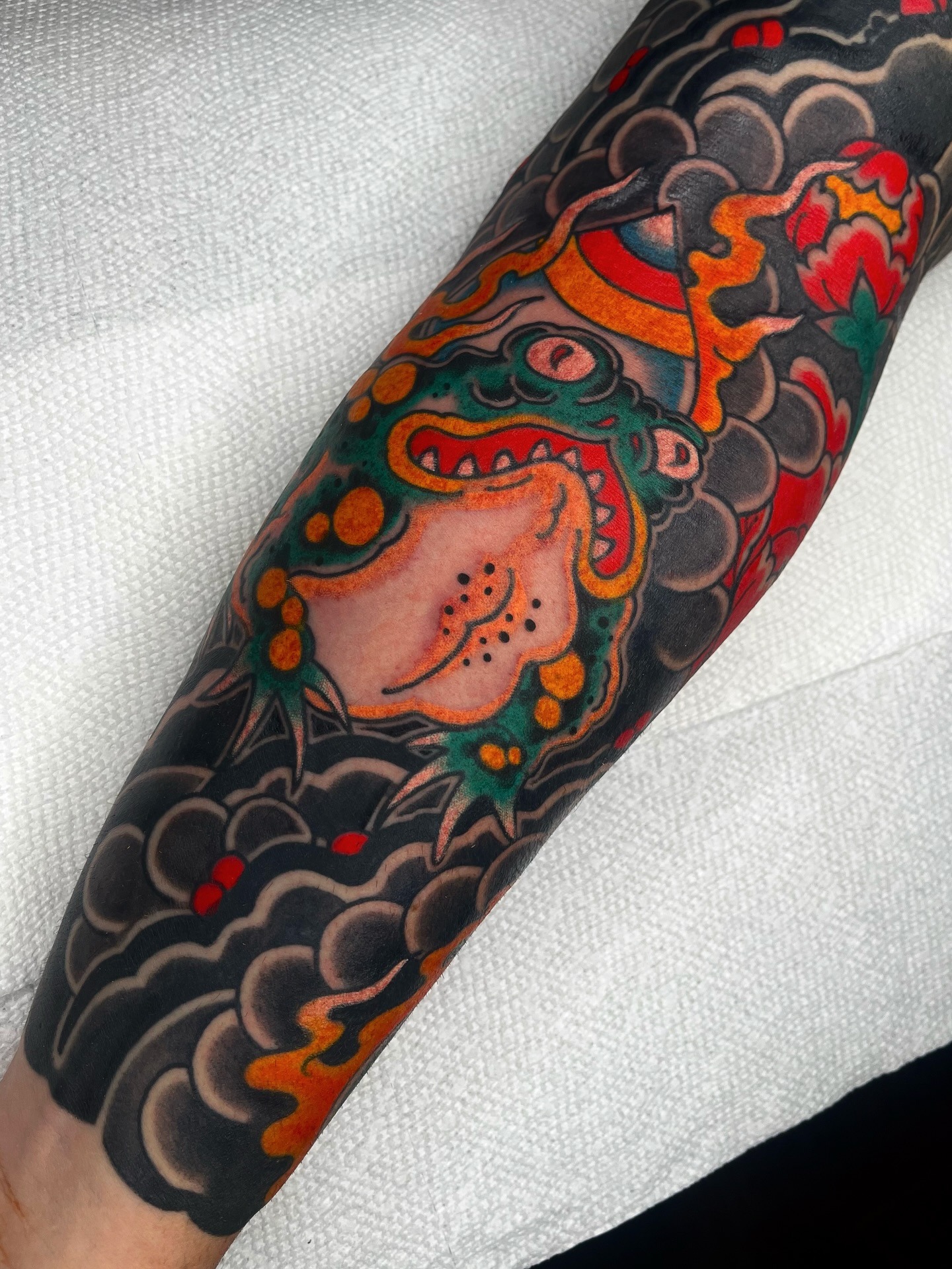 Lucky Frog Japanese Traditional Tattoo Tattoo Design