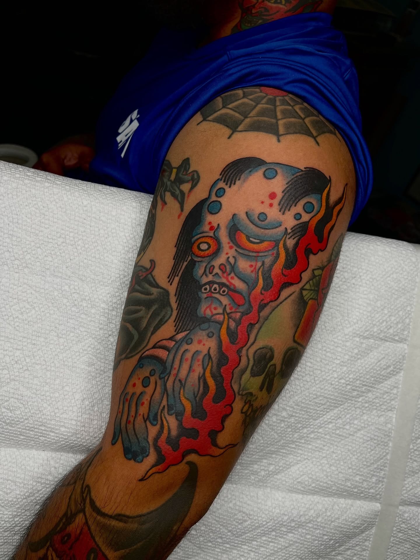 Melting Yokai Japanese Traditional Tattoo Tattoo Design