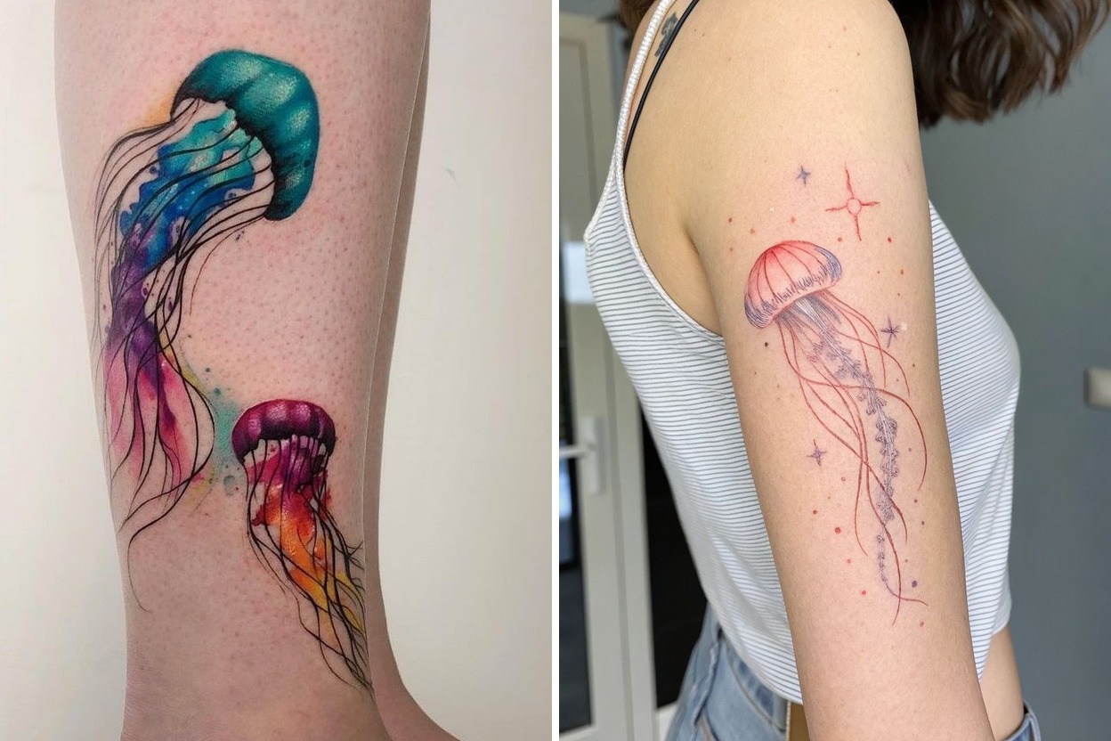 25 Jellyfish Tattoo Ideas That Capture Weightless Ocean Motion