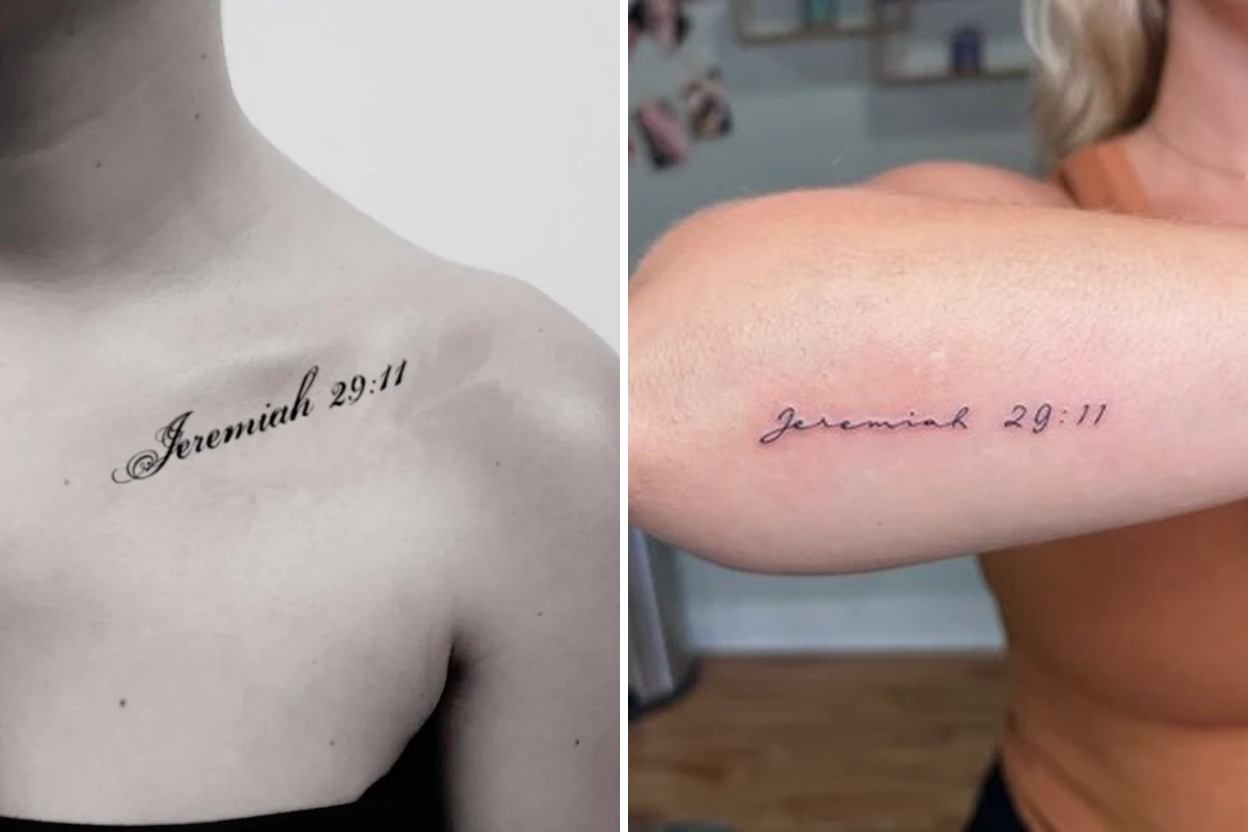 21+ Jeremiah 2911 Tattoo Ideas With Clean Modern Artistry Featured Lookbook Collage
