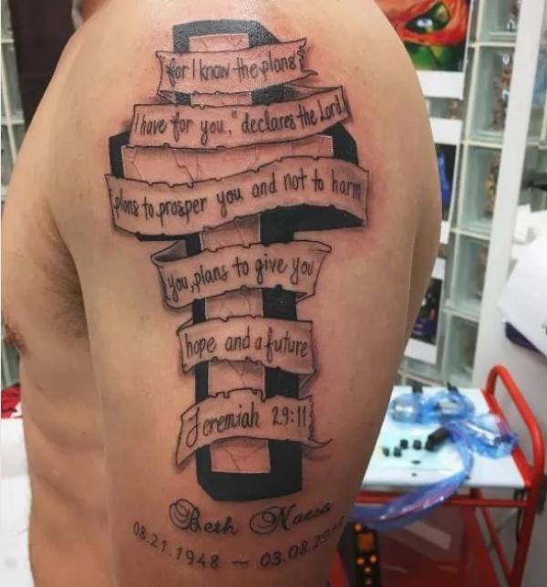 Simplistic Forearm Script Tattoo Design