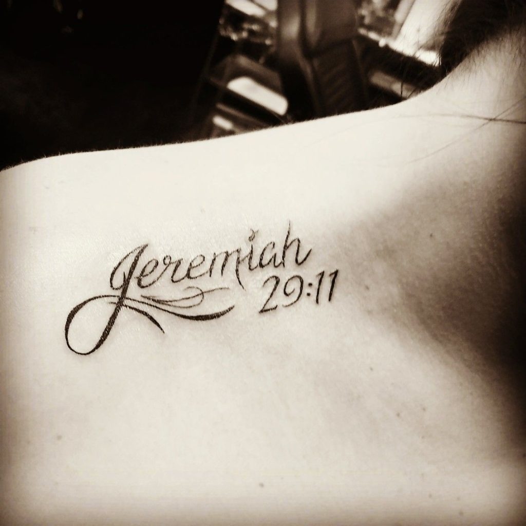 Vertical Forearm Design Tattoo Design