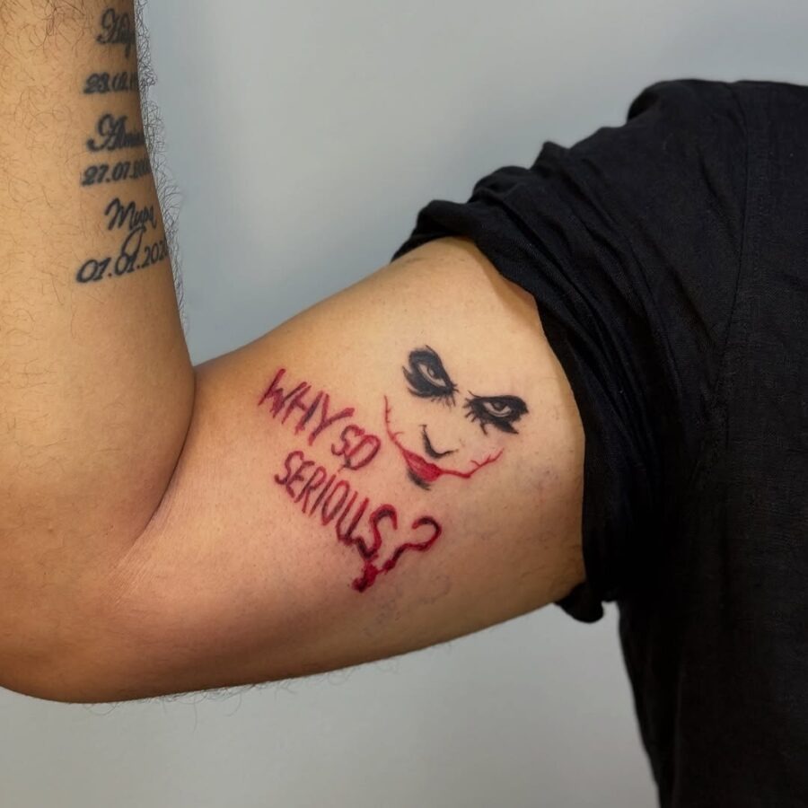 Captivating Joker Tattoo with a Dark Vibe Tattoo Design