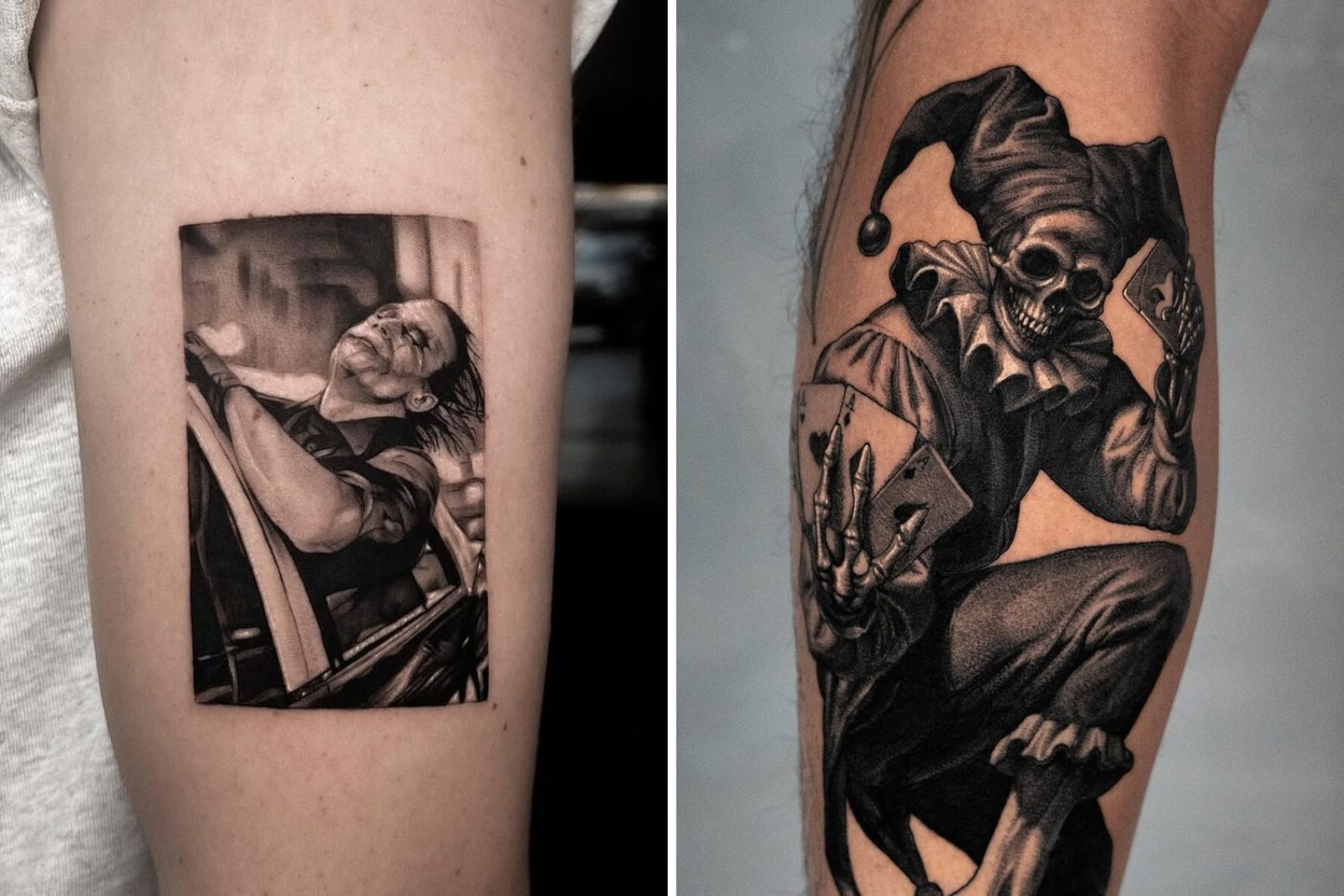 45+ Joker Tattoo Ideas Worth Saving for Your Next Appointment Featured Lookbook Collage