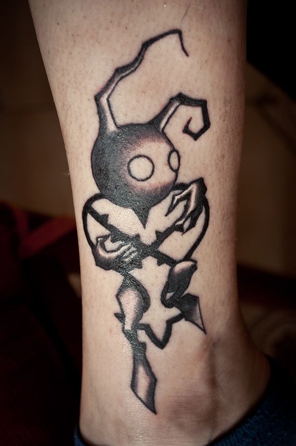 Shadow Heartless Ankle Tattoo Tattoo Design