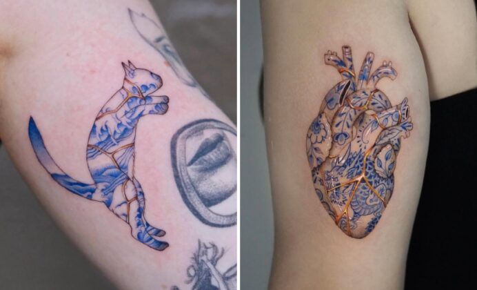44+ Kintsugi Tattoo Ideas & Inspiration