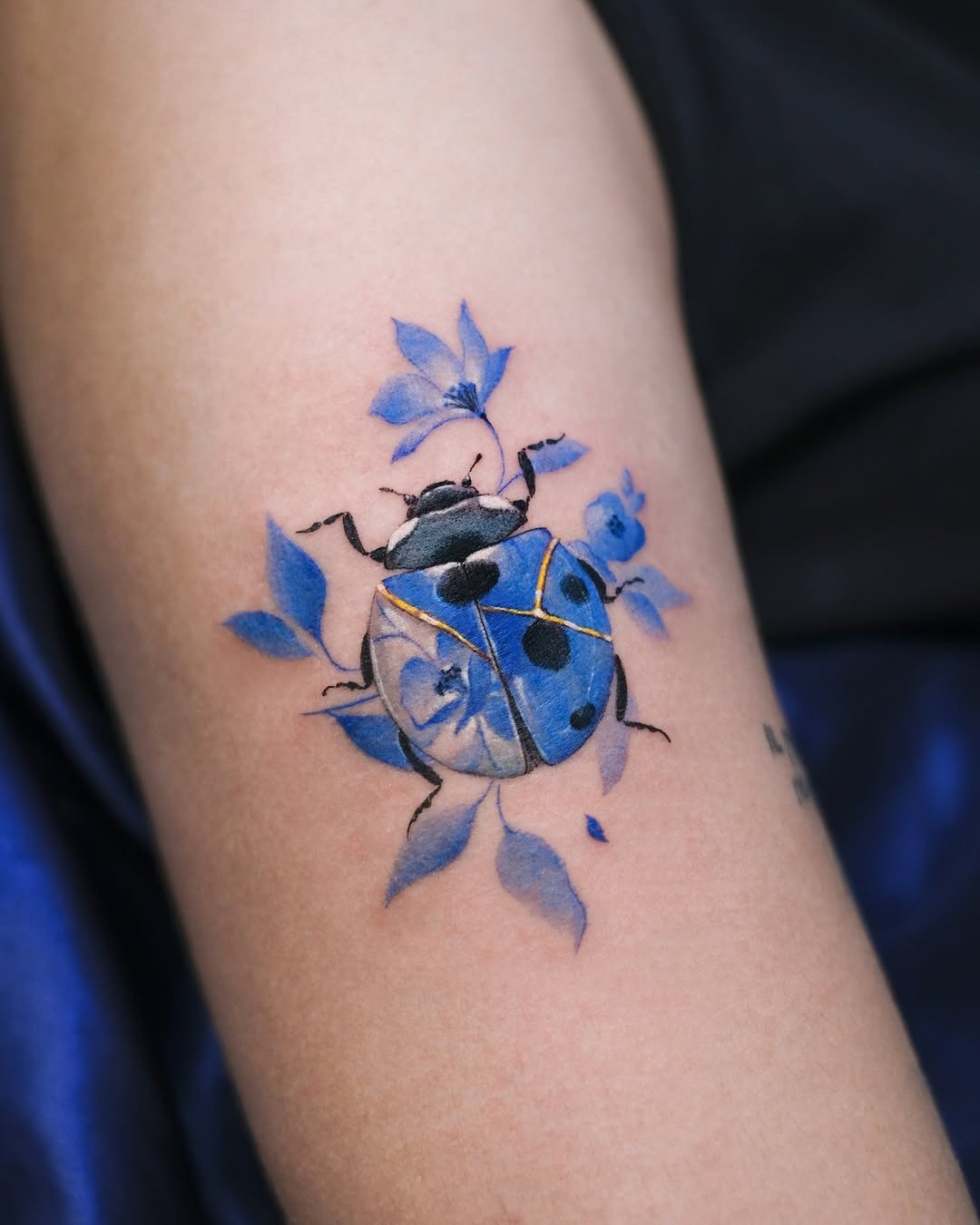 Stunning Kintsugi-Inspired Bug Tattoo Design Tattoo Design