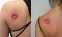 31+ Kiss Tattoo Ideas & Inspiration