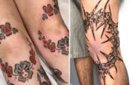 35+ Knee Framing Tattoo Ideas & Inspiration