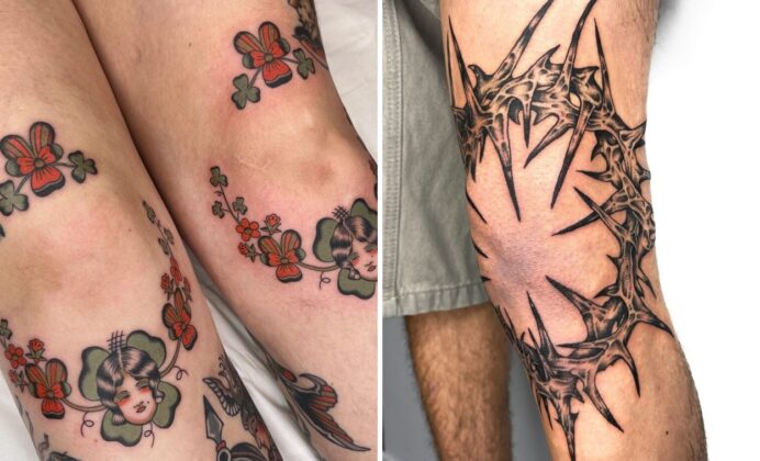 35+ Knee Framing Tattoo Ideas & Inspiration