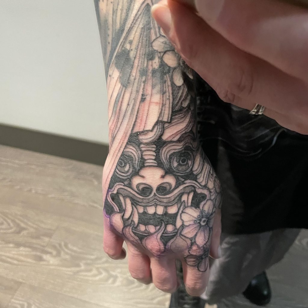 Guardian Spirit Hand Tattoo: A Powerful Symbol of Protection Tattoo Design