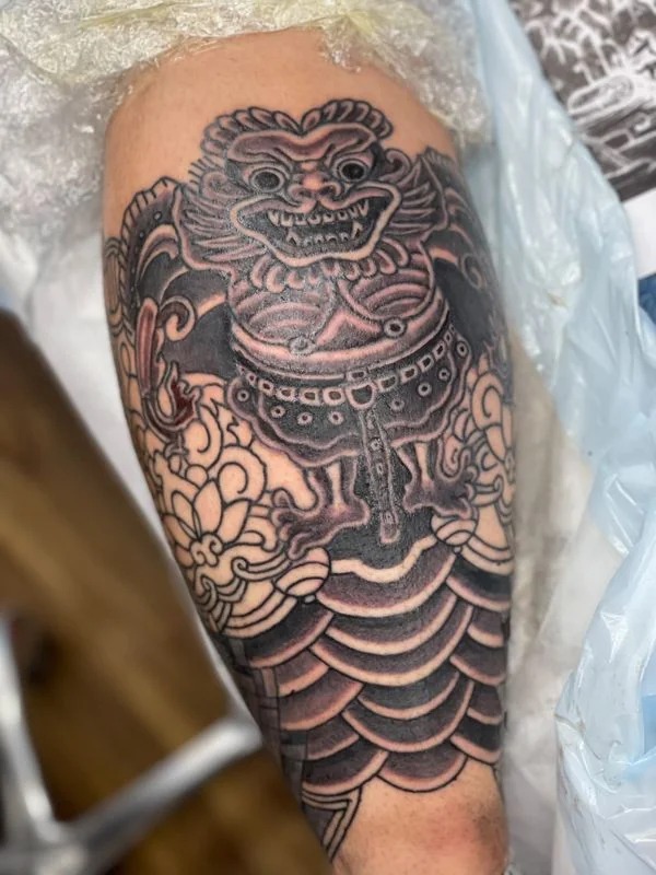 Traditional Korean Mythology: Guardian Spirits on Skin Tattoo Design