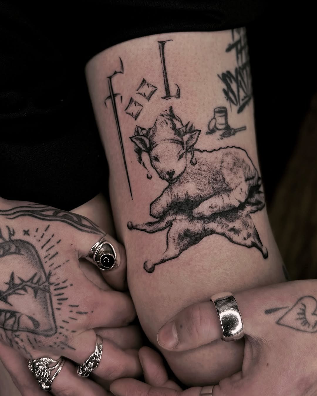 Elegant lamb tattoo showcasing unique artistry Tattoo Design