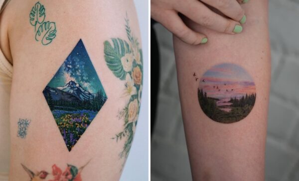 54+ Landscape Tattoo Ideas & Inspiration