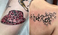 Leopard Print Tattoo Ideas For Minimalist and Expressive Tattoos