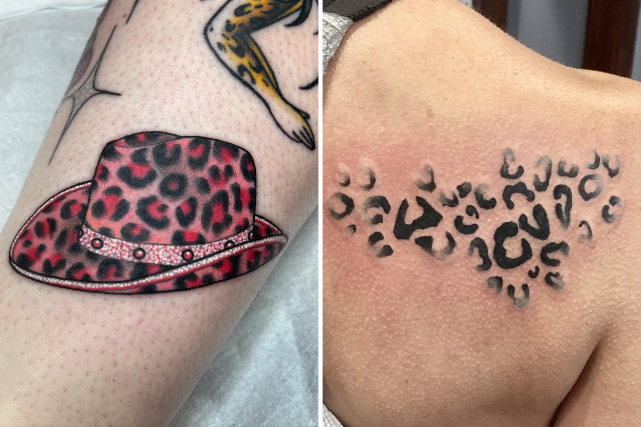Leopard Print Tattoo Ideas For Minimalist and Expressive Tattoos Featured Lookbook Collage