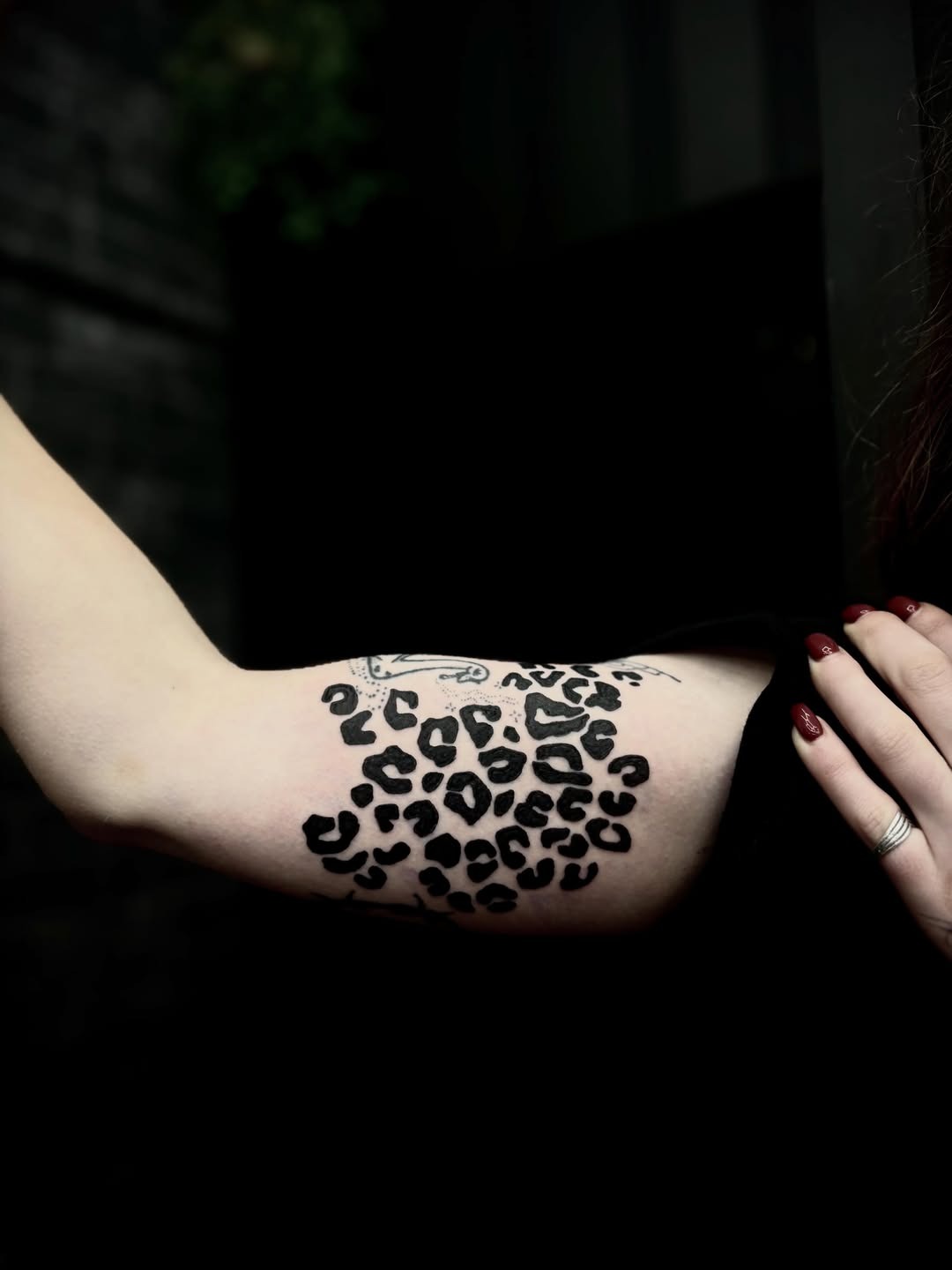 Leopard Print Heart Tattoo Tattoo Design