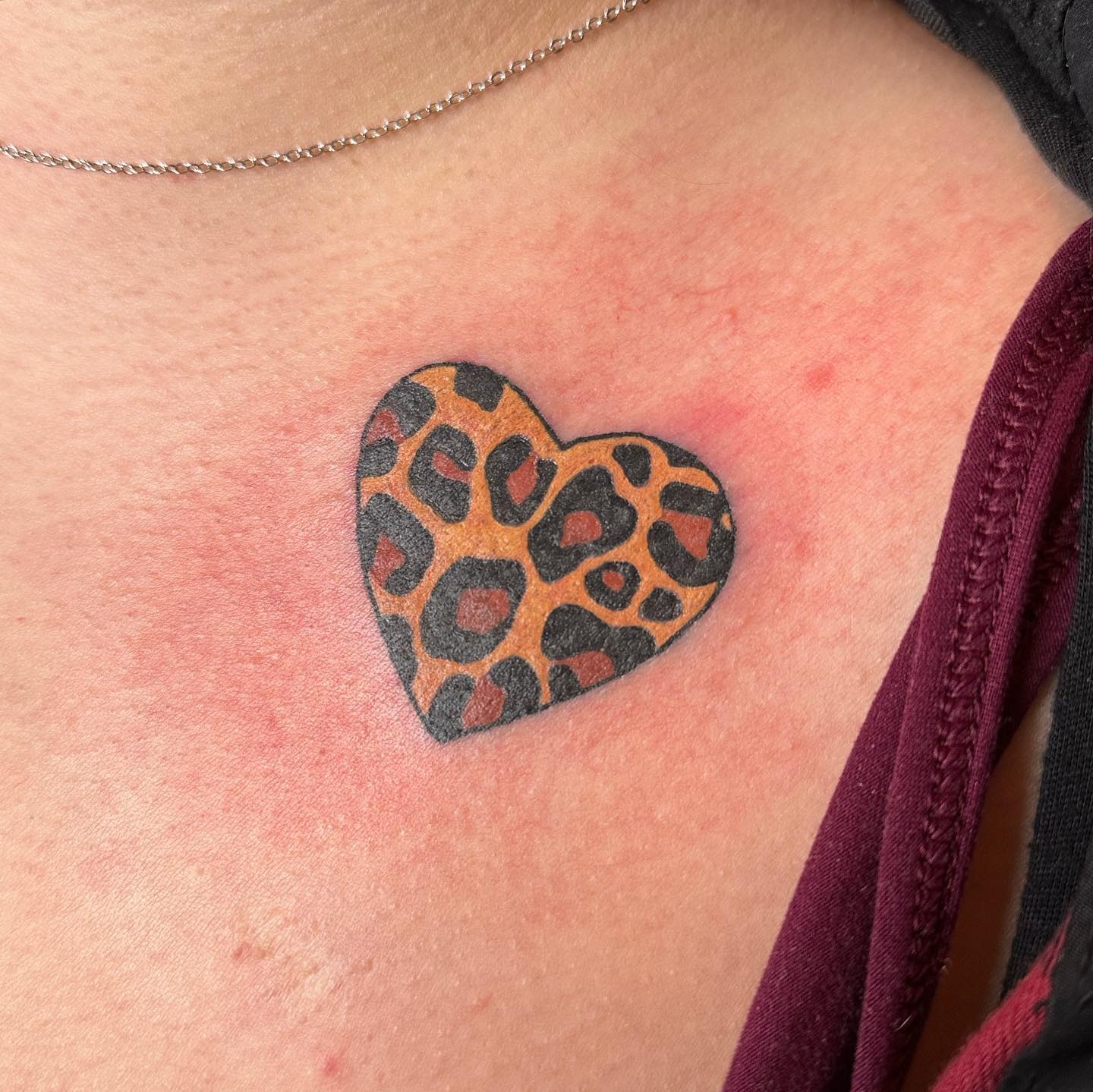 Leopard Print Shoulder Tattoo Tattoo Design