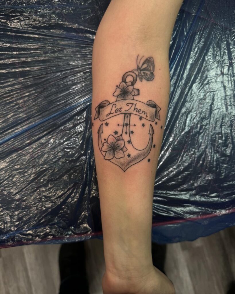 Let Them Anchor Tattoo Tattoo Design