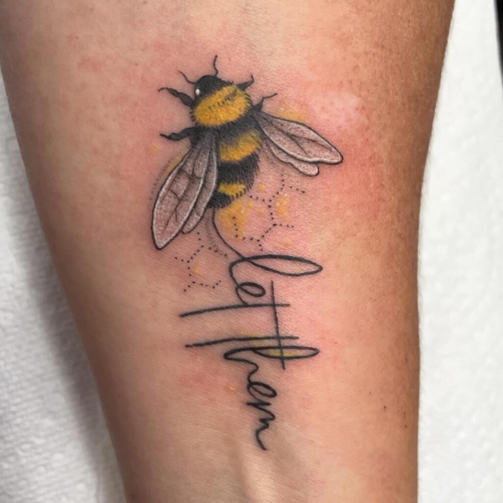 Let Them Bee Tattoo Tattoo Design