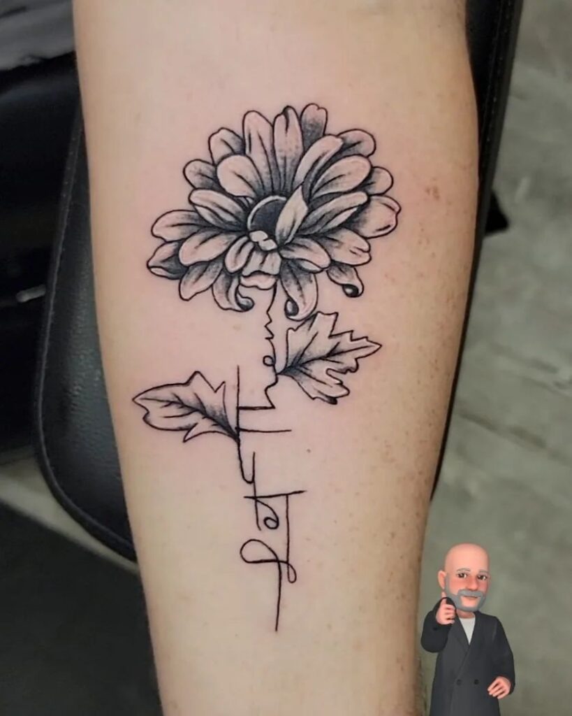 Let Them Chrysanthemum Tattoo Tattoo Design