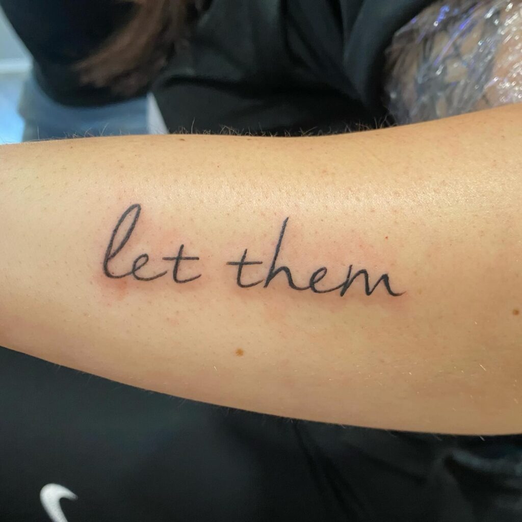 Let Them Matching Hand Tattoos Tattoo Design