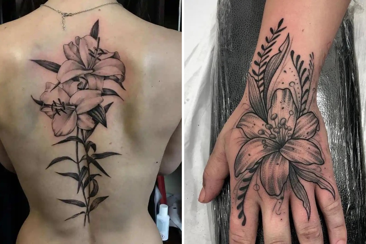 26+ Lily Flower Tattoo Ideas With Clean Modern Artistry Featured Lookbook Collage