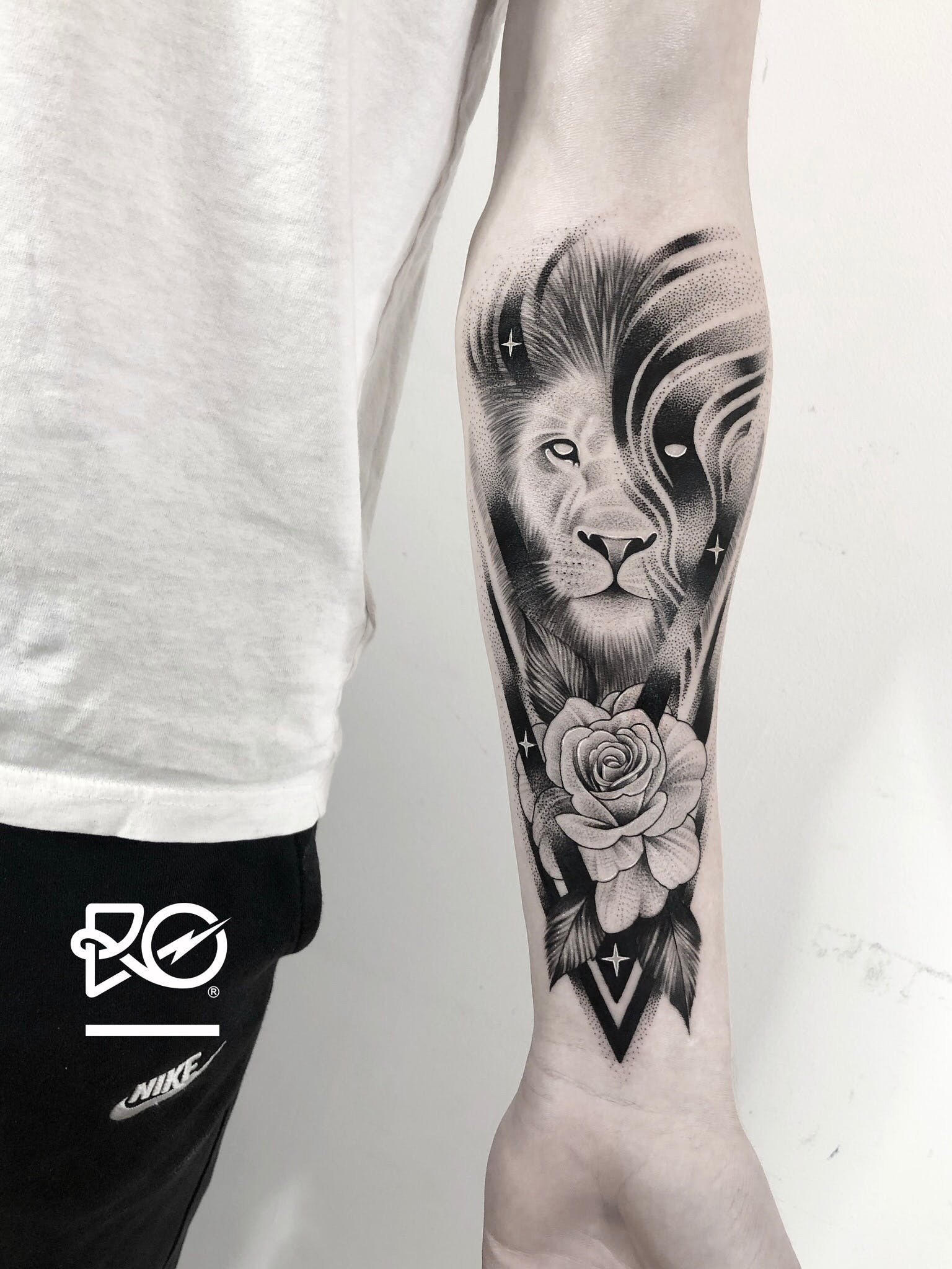 Roaring Lion Tattoo with Artistic Quality Tattoo Design