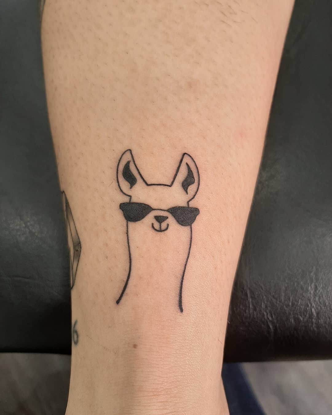 Cool and trendy llama tattoo design Tattoo Design