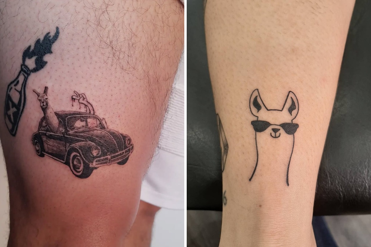 34+ Llama Tattoo Ideas & Inspiration Featured Lookbook Collage