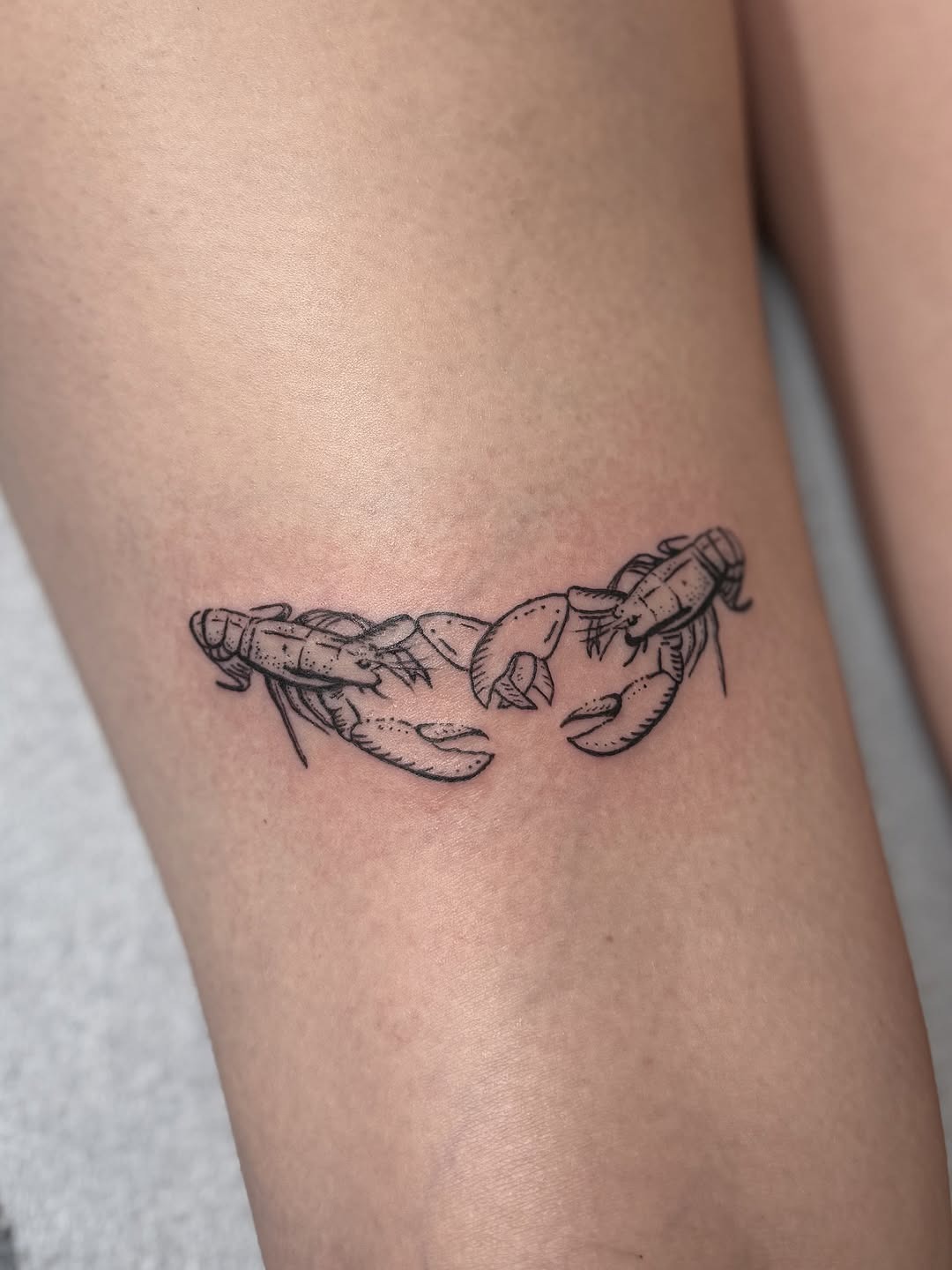 Intricate lobster tattoo design for passionate lovers Tattoo Design