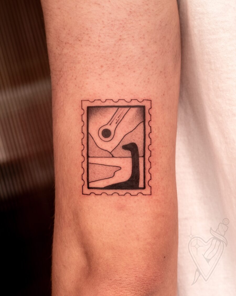Abstract Loch Ness Monster Tattoo Design Tattoo Design
