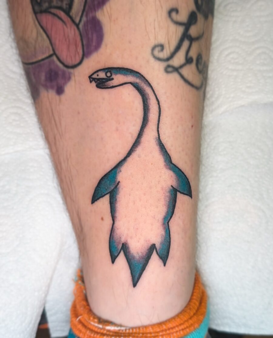Charming Loch Ness Monster Tattoo Design Tattoo Design