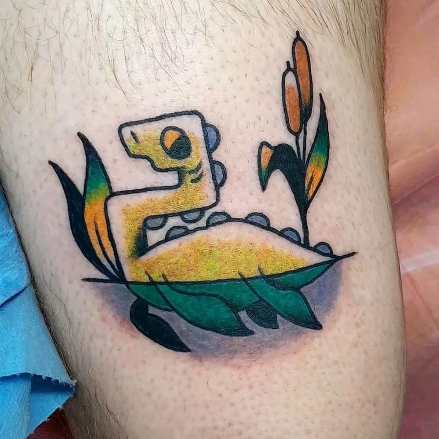 Charming Loch Ness Monster Tattoo Design Tattoo Design