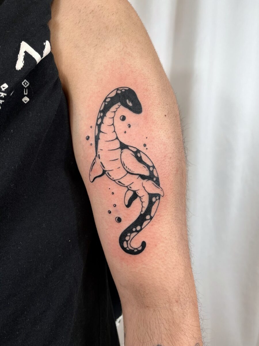 Charming Loch Ness Monster Tattoo Design Tattoo Design