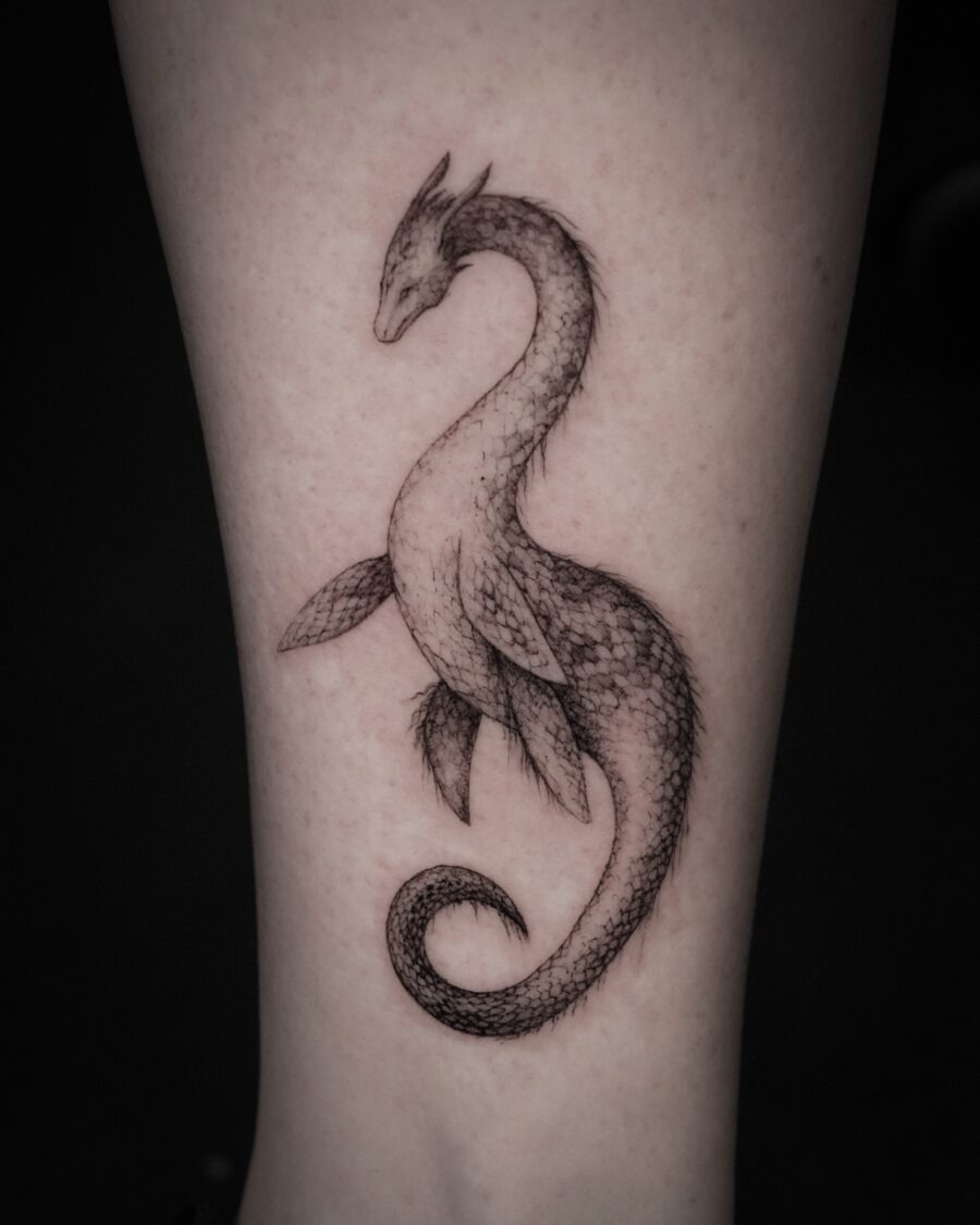 Stunning Loch Ness Monster Tattoo Design Tattoo Design