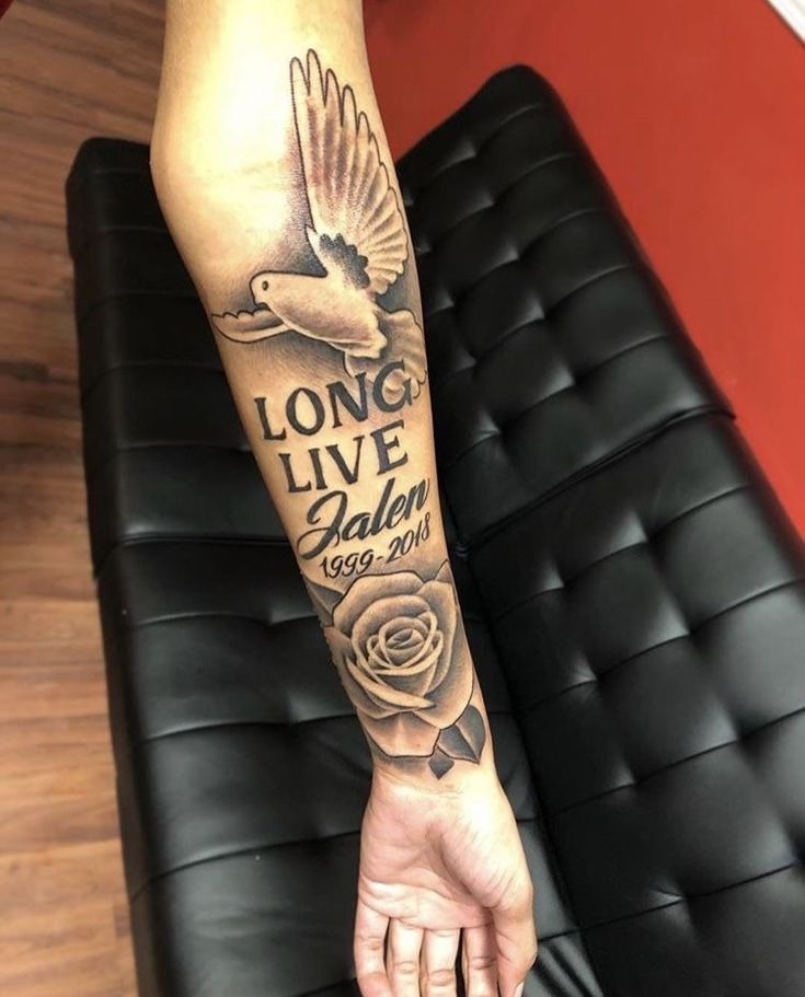 A Tribute to Jalen - Long Live Tattoo Design