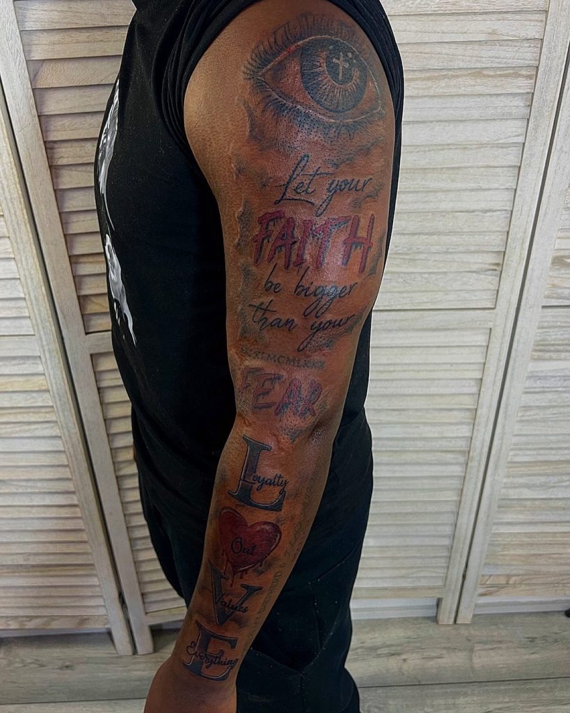 Faith and Personal Values Tattoo Design