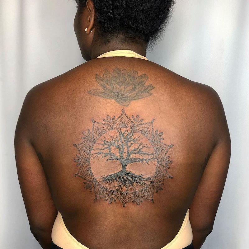 Nature's Symbolism - The Tree of Life Tattoo Design