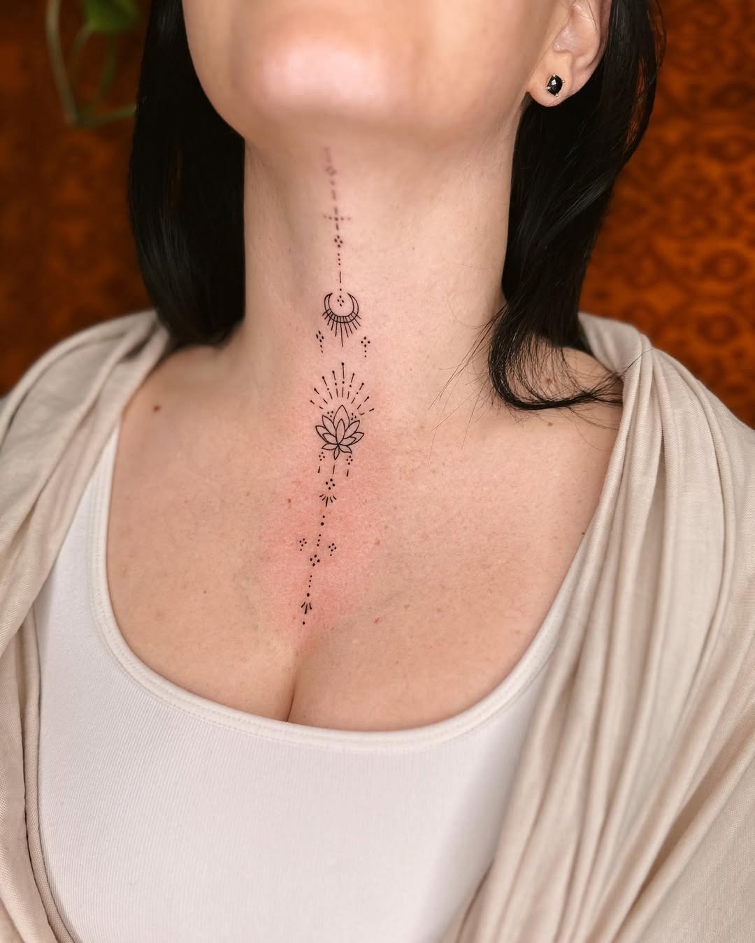 Stunning black and white lotus flower tattoo design Tattoo Design
