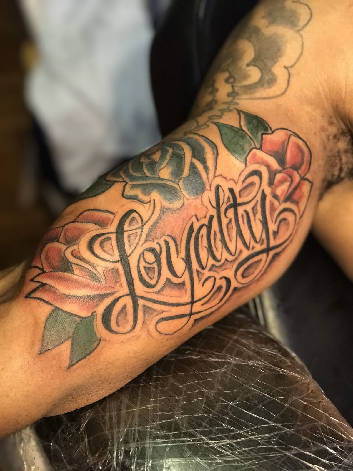 Elegant Loyalty Finger Tattoo Tattoo Design